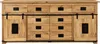 Sideboard Libro III, Akazienholz massiv + naturfarben, Produktbild-Vorschau 5