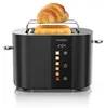 Arendo Toaster 2 Scheiben, Edelstahl, 800W, Display mit Produktbild-Vorschau 1