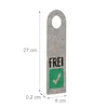 Relaxdays Türschild "Besetzt Frei", 10er Set, WC Schild zum Produktbild-Vorschau 4