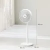 Tichý stojanový ventilátor HOMCOM s dálkovým ovládáním, 12 Náhled obrázku produktu 3