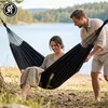 Záhradná hojdacia sieť v šedej farbe s obalom, 200 x 150 Náhľad obrázku produktu 12