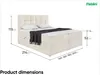 MEBLINI Boxspringbett mit Bettkasten - Gepolstert Produktbild-Vorschau 7