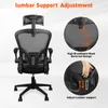 Bürostuhl Ergonomisch mit Verstellbarer Kopfstütze, Produktbild-Vorschau 5