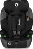 A front view of a black and gray child car seat. Produktbild-Vorschau