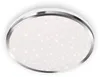 LED-plafondlamp - Chroomkleurig - Wit - Kunststof - Ø 28 cm Productafbeelding-voorbeeld 1