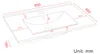 LOMAZOO Waschtisch ROVANI 80 cm - Nussbaum Rillenfront - Produktbild-Vorschau 10