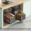 2-laags uittrekbare onderkast organizer zwart, 5 standen Productafbeelding-voorbeeld 8