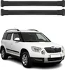 Barres de toit transversales pour Skoda Yeti 2009-2017 Noir Voir les images du produit 1