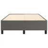 vidaXL Boxspringbettgestell Grau 120x200 cm Kunstleder Produktbild-Vorschau 4