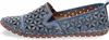 Gemini Damen Slipper Leder Mokassin floral Blumen Cutouts Produktbild-Vorschau 12