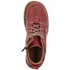 A top-down view of a red leather boot. Anteprima dell’immagine prodotto