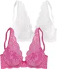 PETITE FLEUR Push-up-BH pink+weiß Größe 85 Cup A Produktbild-Vorschau 1