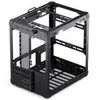 A black computer case frame, viewed from a three-quarter angle. Podgląd zdjęcia produktu