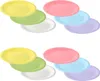 12er Set farbenfrohe Dessertteller Kinderteller Produktbild-Vorschau 1