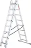 Baulich | Leiter - Aluminiumleiter - 3x8 Stufen - Klappbar Produktbild-Vorschau 5