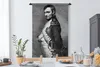MuchoWow® Wandteppich Wandbehang Schwarz-Weiß-Illustration Produktbild-Vorschau 3