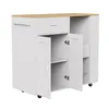 UnboxG Isola mobile da cucina con piano di lavoro in rovere Anteprima dell’immagine prodotto 10