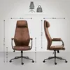 Bürostuhl Pocatello cognac, Wippfunktion, höhenverstellbar, Produktbild-Vorschau 2