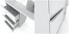 AZ team ® Biurko BIAŁE BIAŁY POŁYSK 120 cm Biurko Szkolne 6 Podgląd zdjęcia produktu 6
