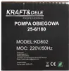Umwälzpumpe 25-6/180 Leiser Betrieb | Kraft&Dele Produktbild-Vorschau 10