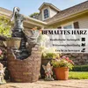 Outsunny Springbrunnen 4-stufig rustikal Gartenbrunnen mit Produktbild-Vorschau 8