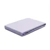 A folded fitted sheet is shown on a white background. Produktbild-Vorschau