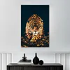 Wandbild Leinwandbild Beautiful Leopard: 100x150x4cm Produktbild-Vorschau 3