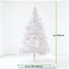 Weißer Weihnachtsbaum 180 cm künstlicher Tannenbaum 600 Produktbild-Vorschau 7