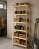 Étagère en bois à 6 tablettes, 213 x 60 x 33 cm, en pin Voir les images du produit 8