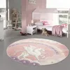 Koberec na hranie do detskej izby - Jednorožec pod dúhou v Náhľad obrázku produktu 1