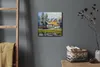 Coloray Uhr auf Leinwand 30x30 cm Wand Uhr Dekoration Produktbild-Vorschau 4