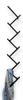 DanDiBo Garderobe Wand Schwarz Metall 96281 Flur Produktbild-Vorschau 10