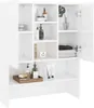 vidaXL Waschmaschinenschrank Hochglanz-Weiß 70,5x25,5x90 cm Produktbild-Vorschau 6