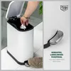 Poubelle étroite Eluno, à pédale, pour la cuisine, d'une Voir les images du produit 4