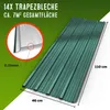 GARDEBRUK® 14x trapézový plech 110x46cm = 7m² Pozinkovaný Náhľad obrázku produktu 6