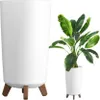 Gracia Tubus Slim vaso da fiori bianco moderno gambe lucide Anteprima dell’immagine prodotto 9