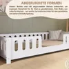 Crazy Pine Kinderbett 120x200 cm – Weißes Montessori Produktbild-Vorschau 3