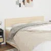 Kopfteile Creme 160x5x78/88 cm Stoff Produktbild-Vorschau 2
