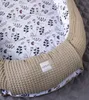 TAUPE Waffelpique/ BLUMENWIESE Braun Babynestchen Unterlage Produktbild-Vorschau 8