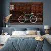 MuchoWow® Poster Grünes Fahrrad vor dem Tor 180x120 cm - Produktbild-Vorschau 4