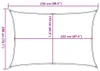 vidaXL Markýza světle šedá 2,5x2 m 100% polyester Oxford Náhled obrázku produktu 8