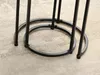 Set di tavolini da caffè JACEK S - noce / nero Anteprima dell’immagine prodotto 7