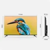 A television with dimensions indicated by measurement lines and text. Produktbild-Vorschau