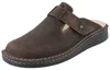 FINN COMFORT Petare heren clog, donkerbruin suèdeleer - Productafbeelding-voorbeeld 1