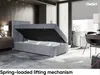 MEBLINI Boxspringbett mit Bettkasten - Gepolstert Produktbild-Vorschau 3