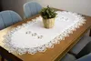 Tischläufer, oval, weiß, 60/120 cm, mit Spitze Produktbild-Vorschau 4