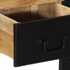 vidaXL Stolik konsola 100x35x75 cm Surowe lite drewno mango Podgląd zdjęcia produktu 6