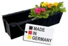 BURI Euro-Paletten Blumenkasten | 37,3cm Schwarz | Produktbild-Vorschau 1