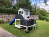 4iQ Spielhaus Hubert Gartenhaus aus Holz 226,5x176x272 cm Produktbild-Vorschau 7