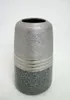 GILDE Vase, "Magma", gestreift, Keramik, anthrazitfarben, Produktbild-Vorschau 1
